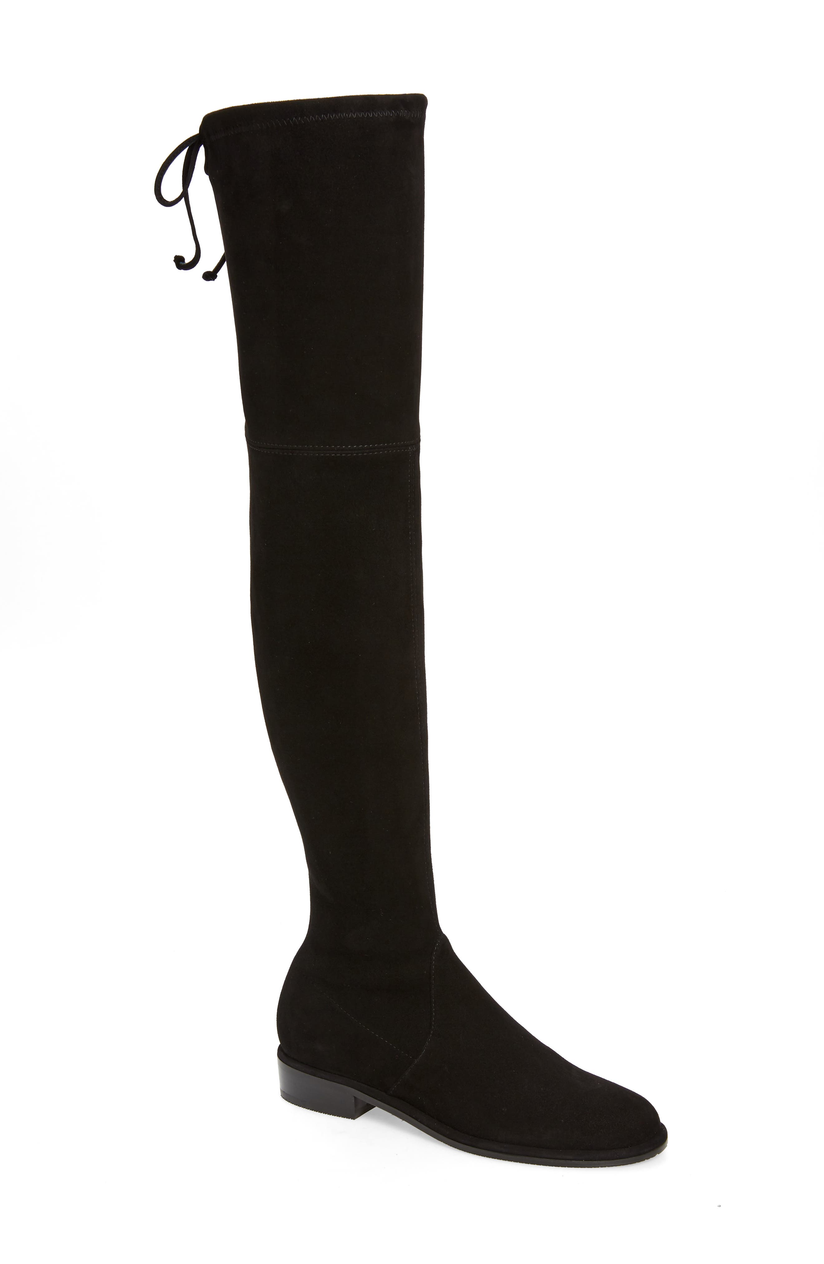 Womens Faux Suede flat Heel Over Knee High Boots Long Pull On Shoes Plus Size